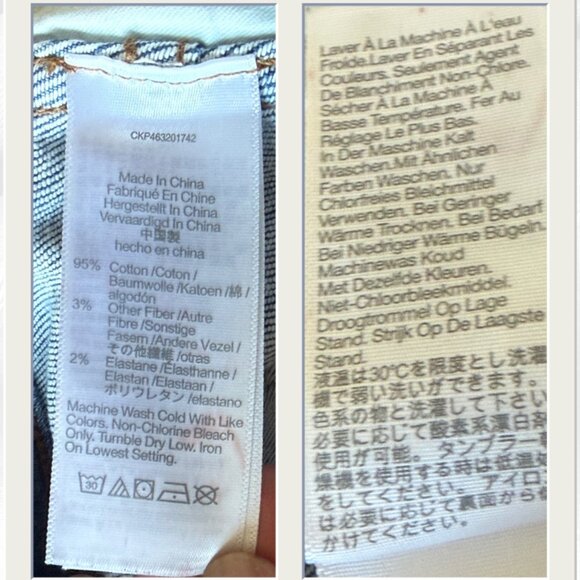 Madewell Stovepipe Jeans 31 Medium Wash Fair Trade Certified Straight Leg Denim - Picture 15 of 17